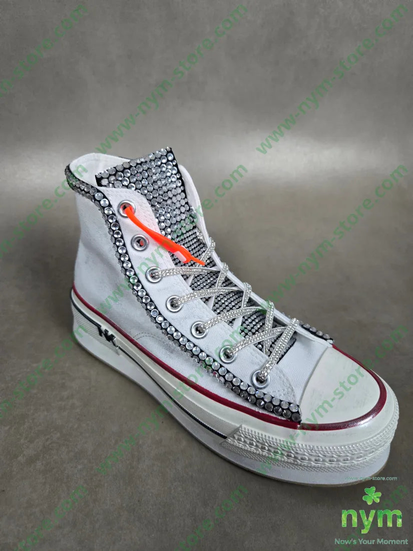 sneaker simple linguetta strass SCARPE