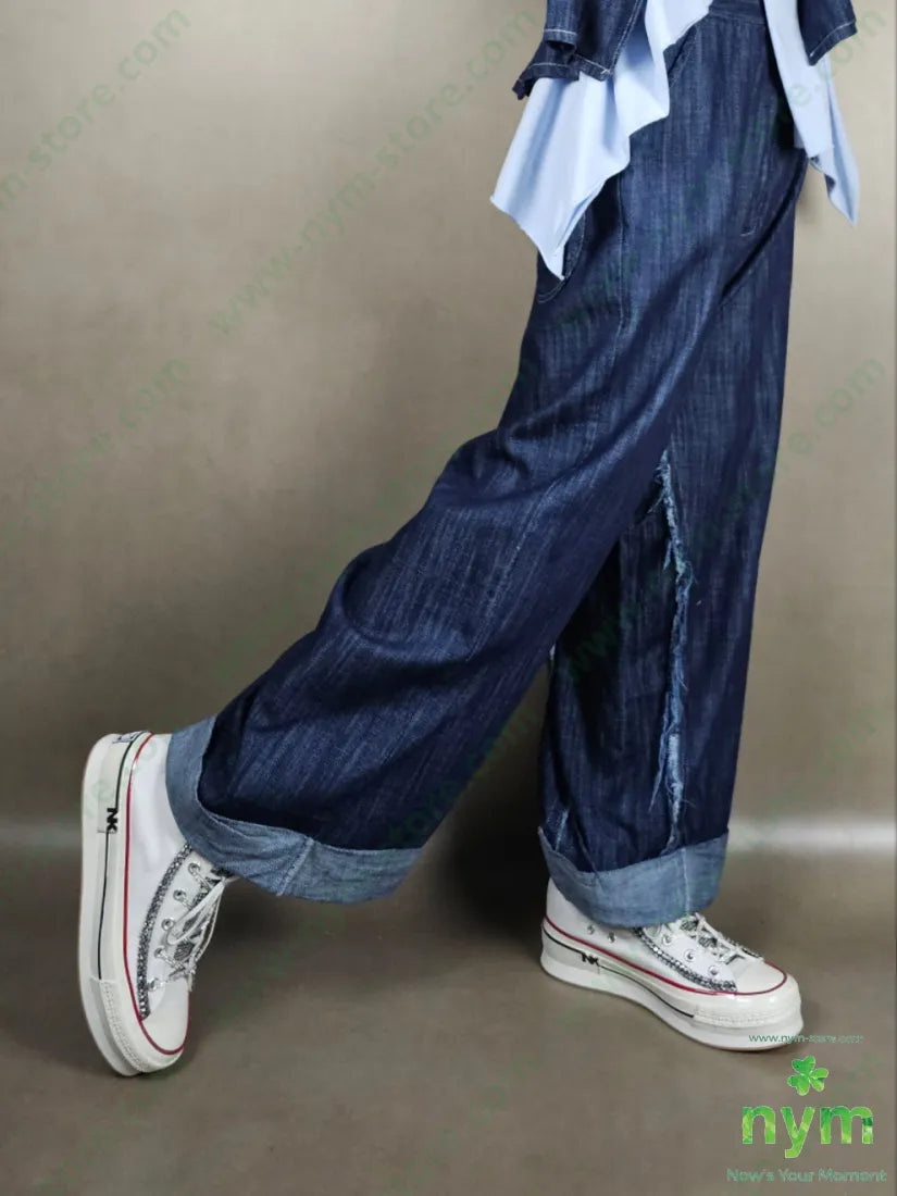 sneaker simple linguetta strass SCARPE