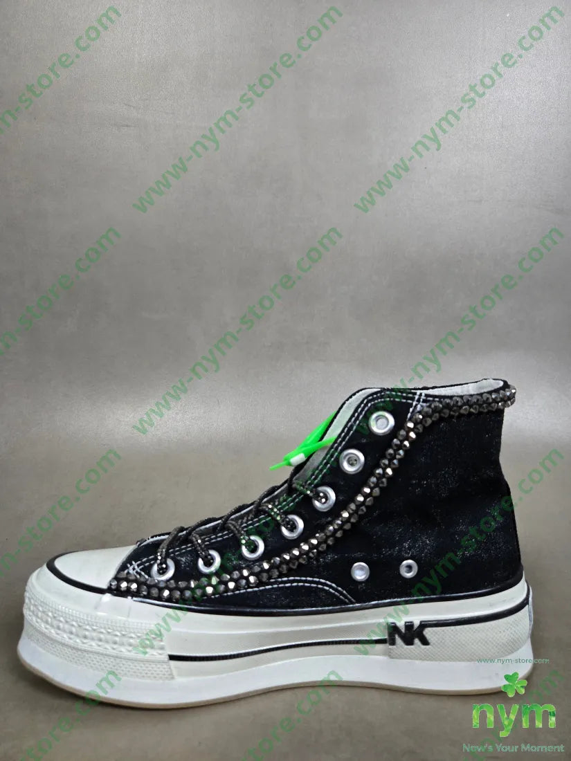 sneaker simple linguetta strass SCARPE