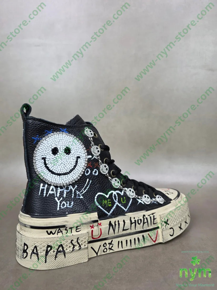 sneakers pelle smile SCARPE