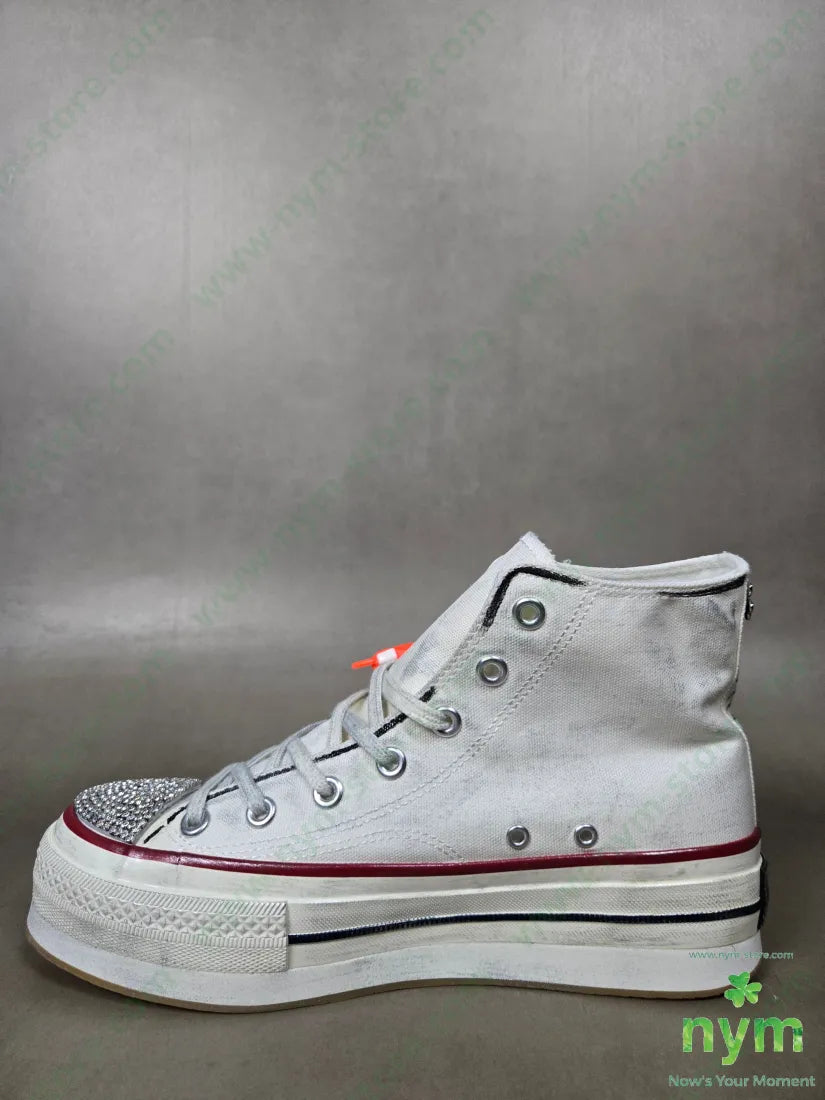 sneakers puntale strass SCARPE