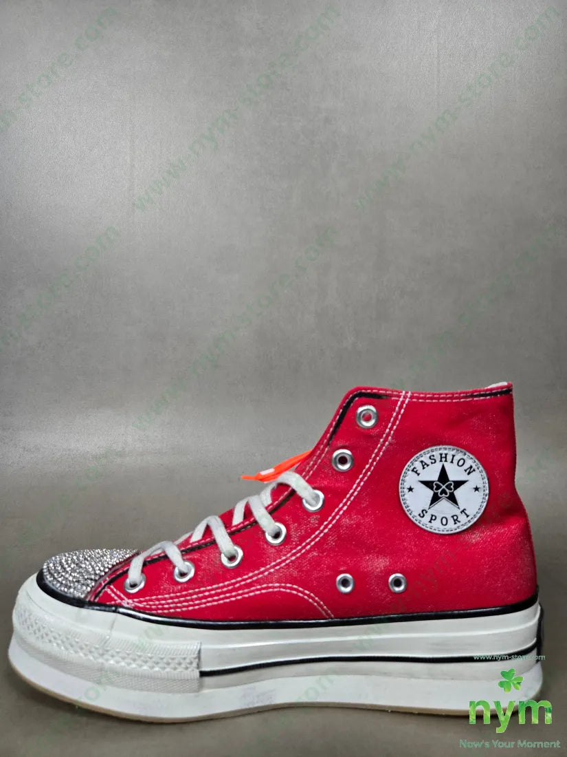 sneakers puntale strass SCARPE