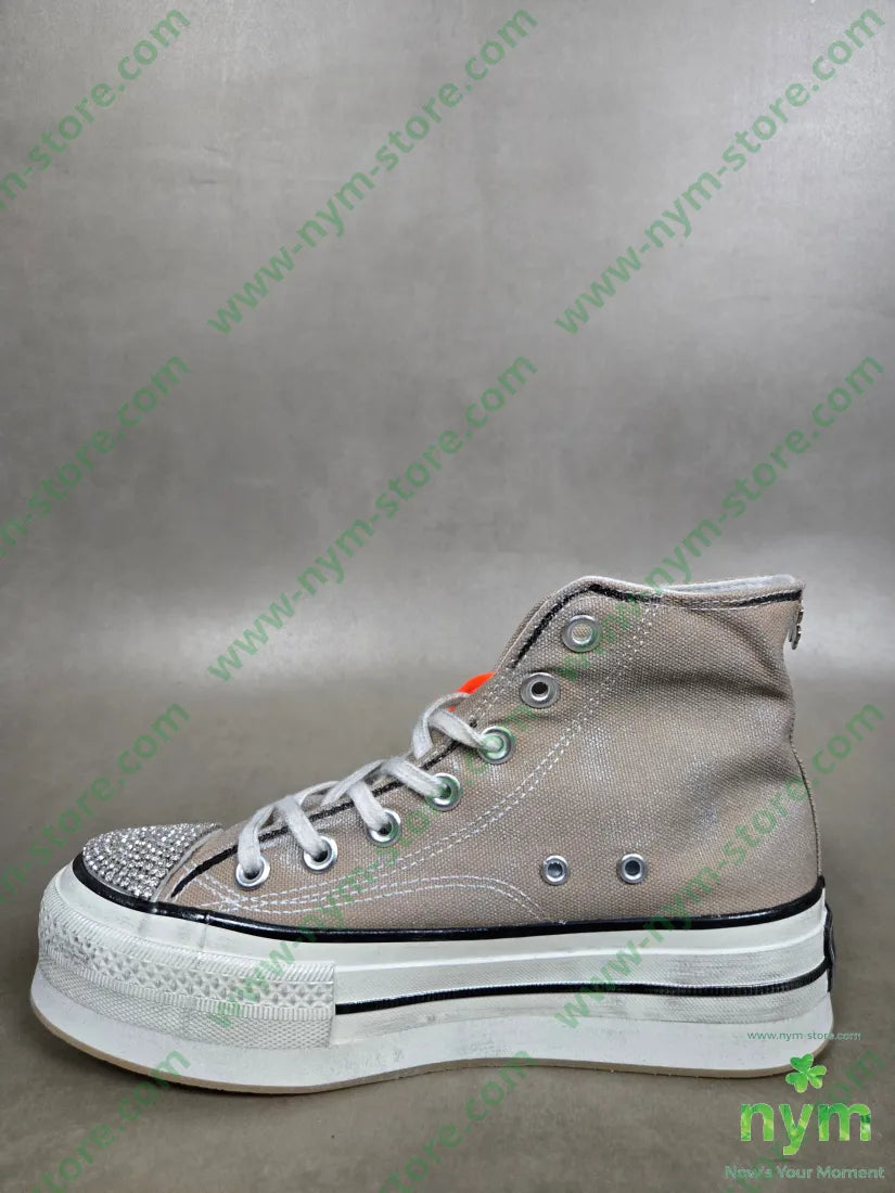 sneakers puntale strass SCARPE