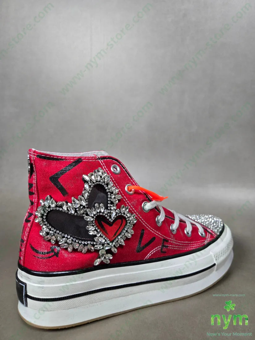 sneakers puntale strass SCARPE