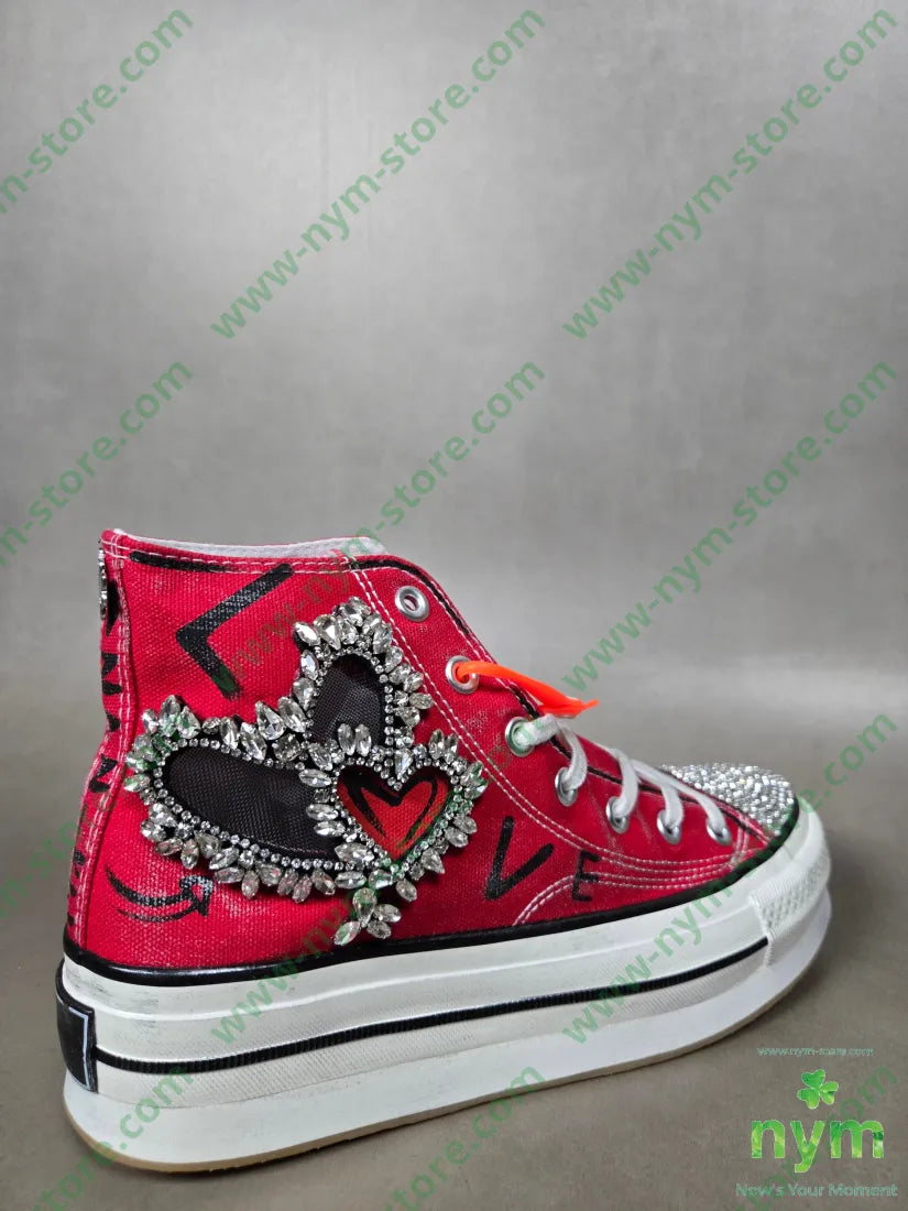 sneakers puntale strass SCARPE