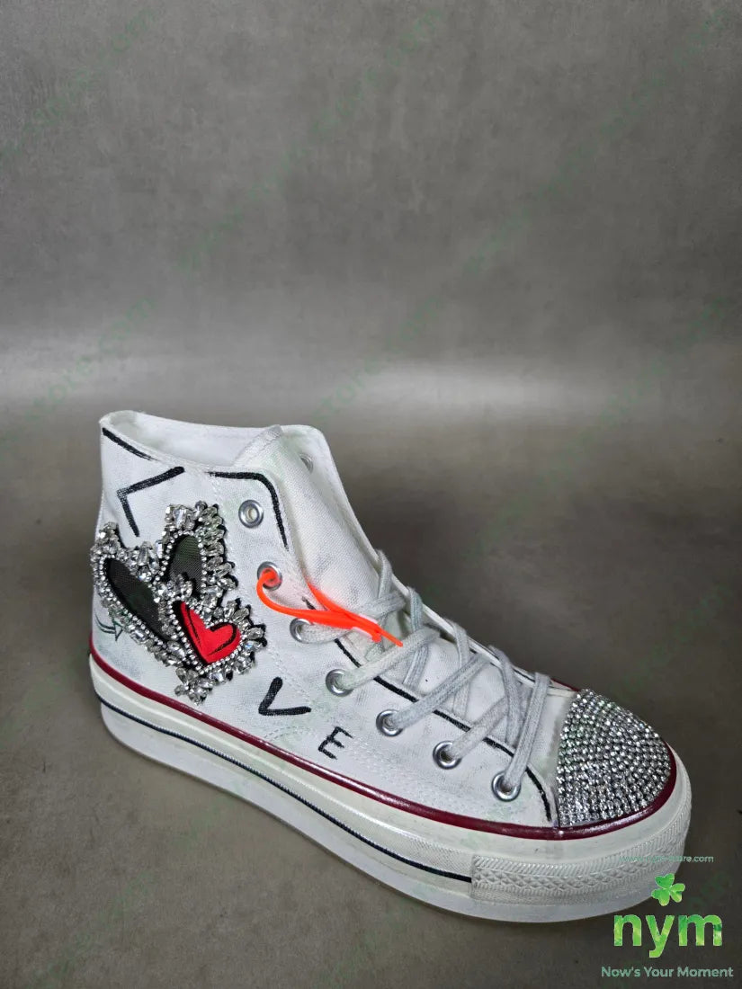 sneakers puntale strass SCARPE