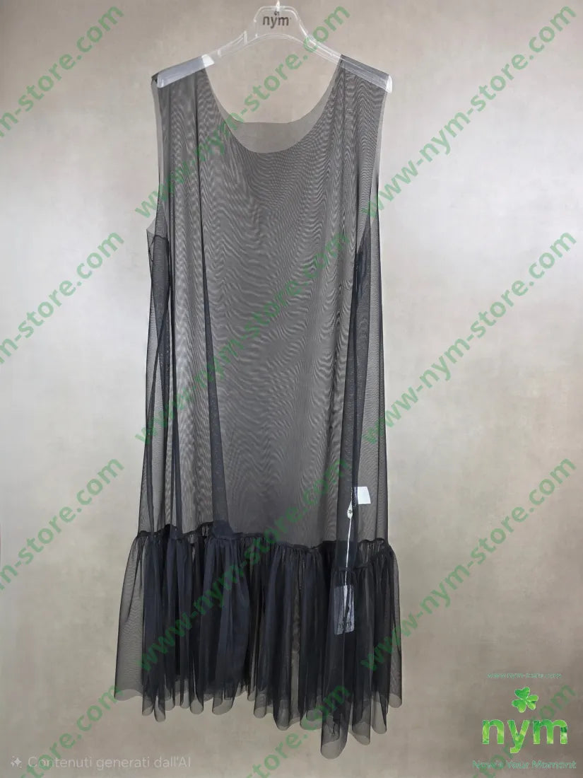sotto abito in tulle 100pl U / NERO / AI25 ABITO