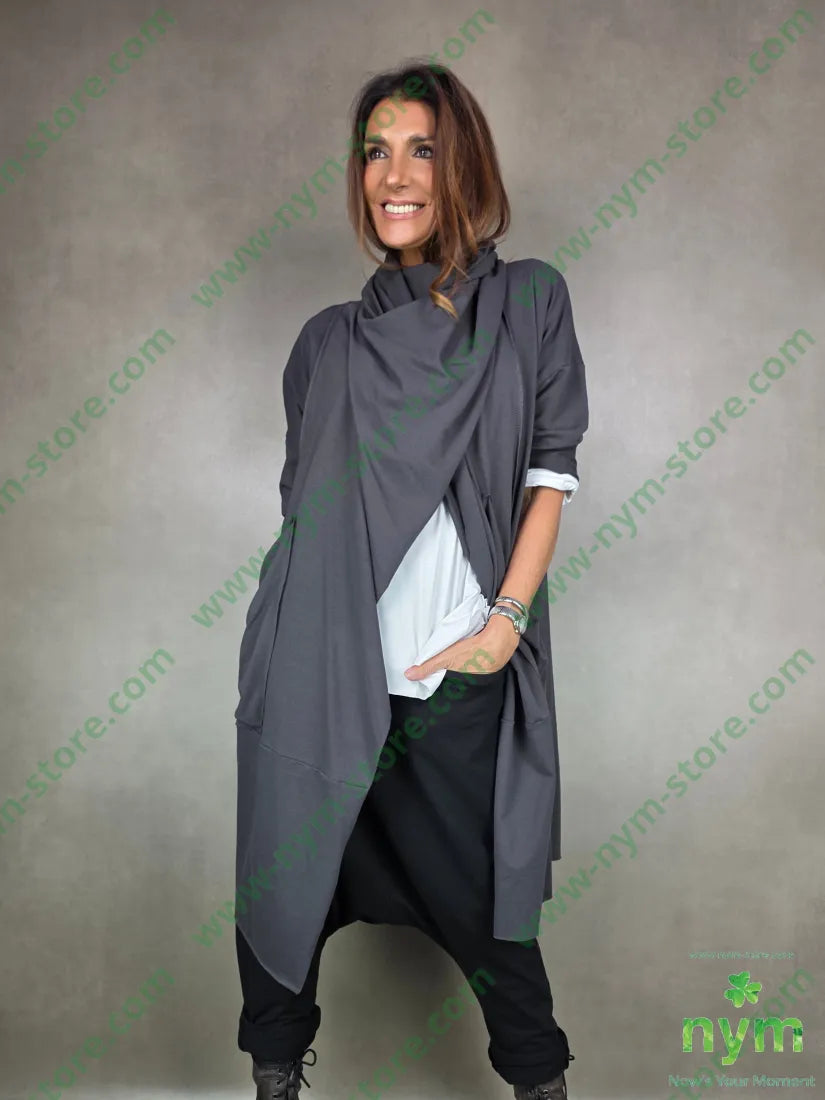 spolverino collo incrociato 100co CAPOSPALLA