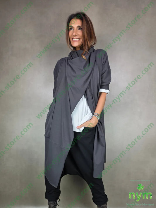 spolverino collo incrociato 100co CAPOSPALLA