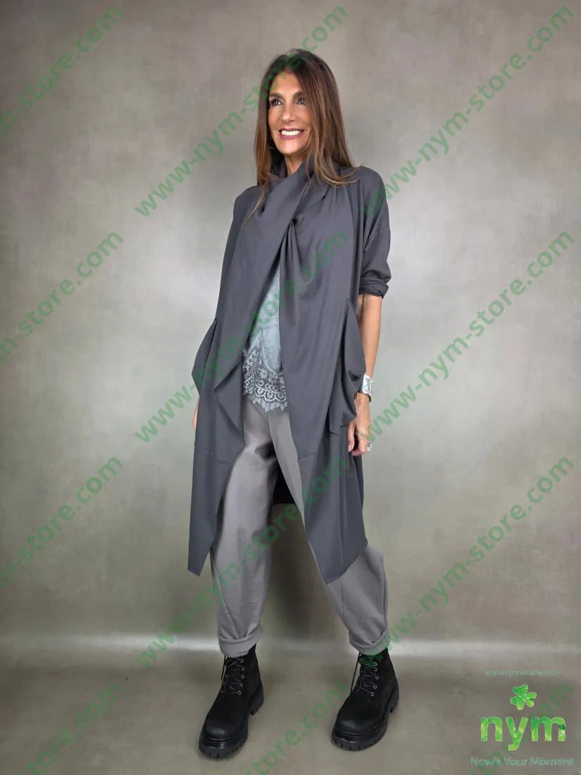 spolverino collo incrociato 100co CAPOSPALLA