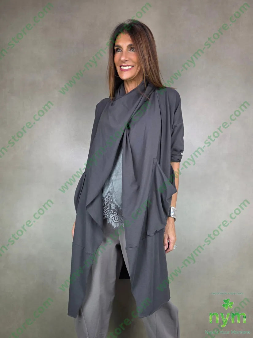 spolverino collo incrociato 100co CAPOSPALLA