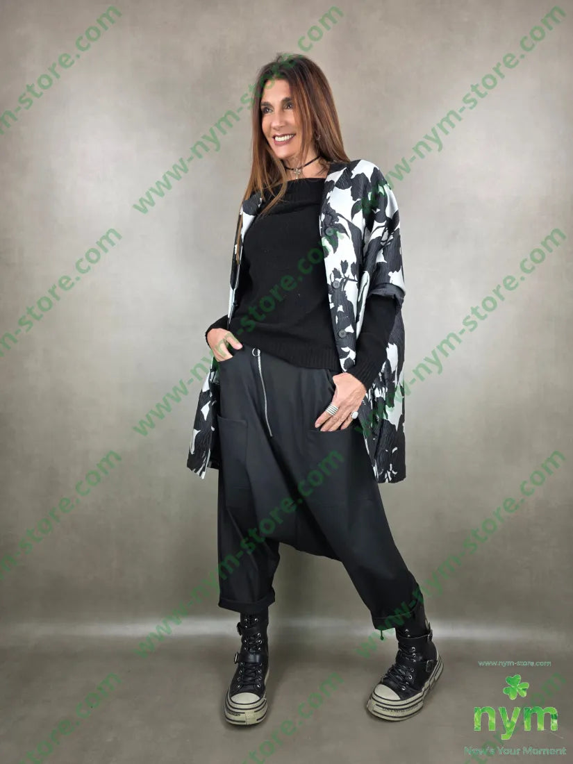 spolverino fiori lurex 100pl U / NERO / PE26 CAPOSPALLA