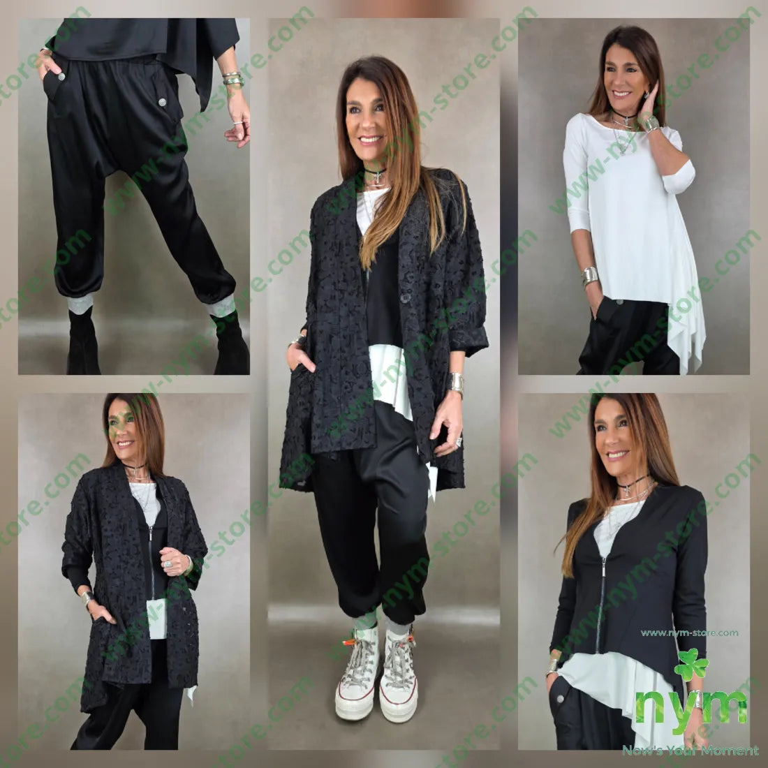 spolverino ricamo tulle 70pl30vi U / NERO / PE26 CAPOSPALLA