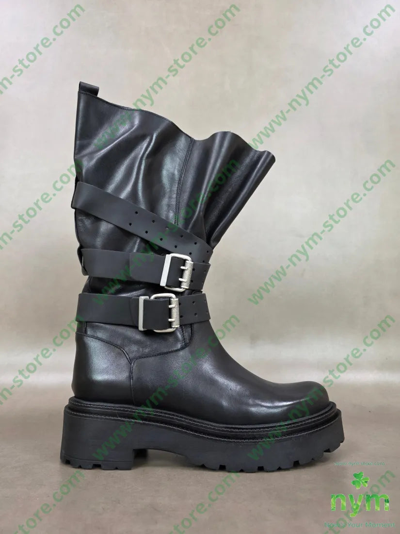 stivale asimmetrico cinturini - SCARPE
