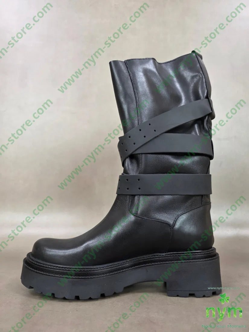 stivale asimmetrico cinturini - SCARPE