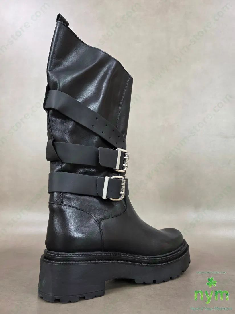 stivale asimmetrico cinturini - SCARPE