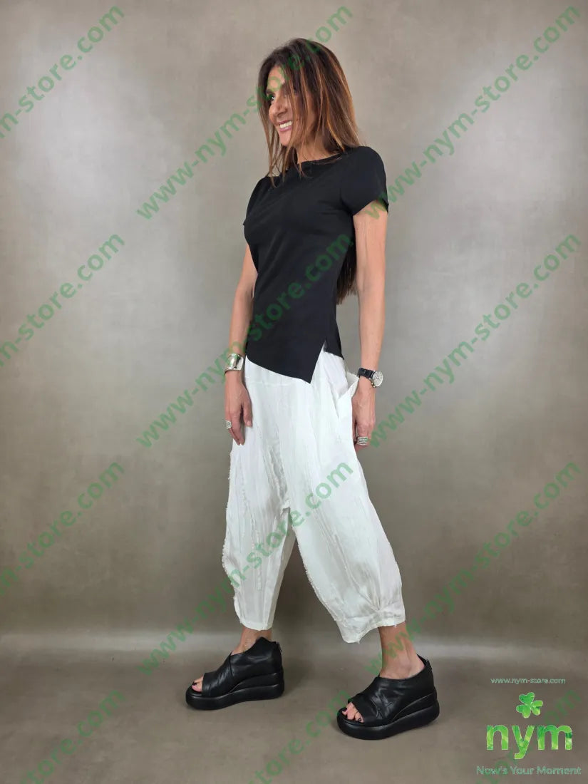 t shirt bielastico taglio inverso 94co6ea - TSHIRT