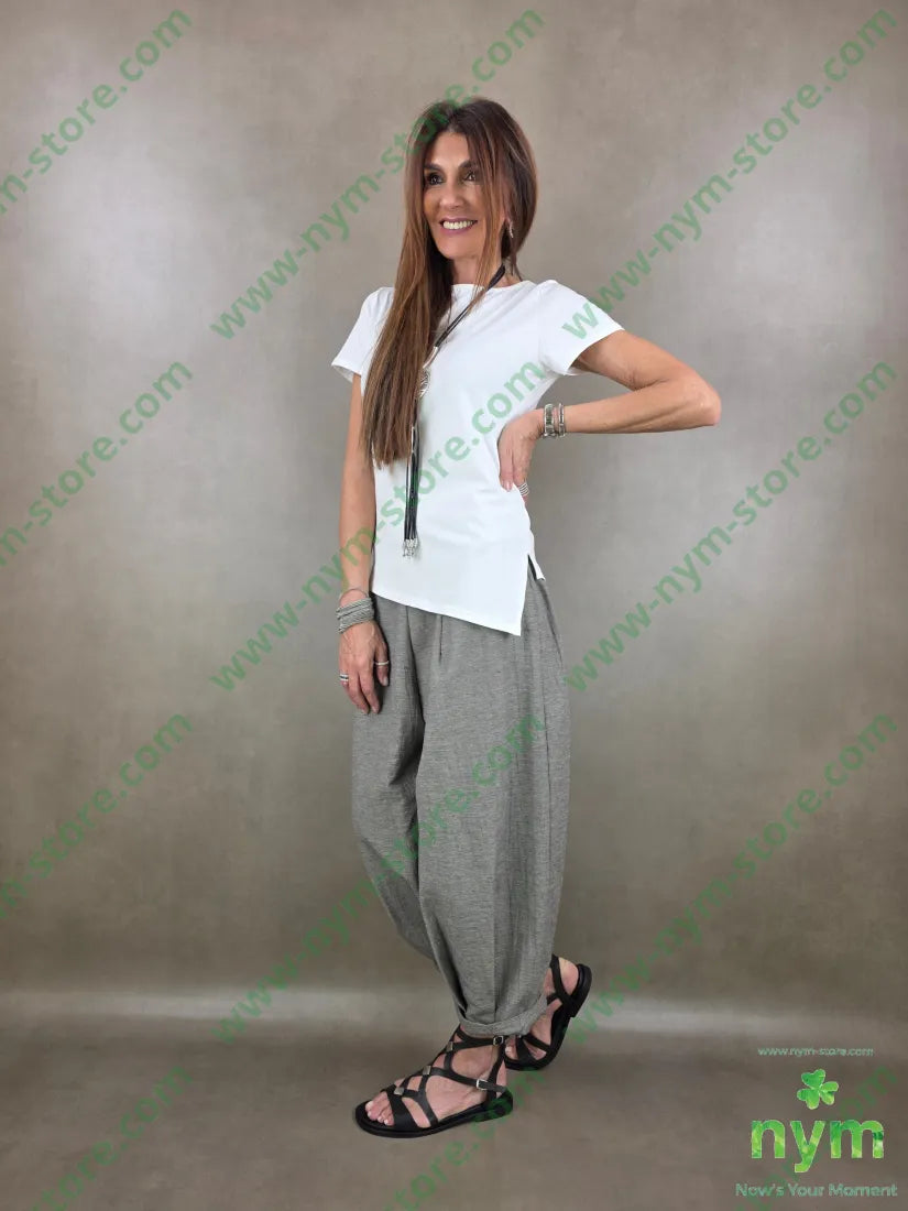 t shirt bielastico taglio inverso 94co6ea - TSHIRT