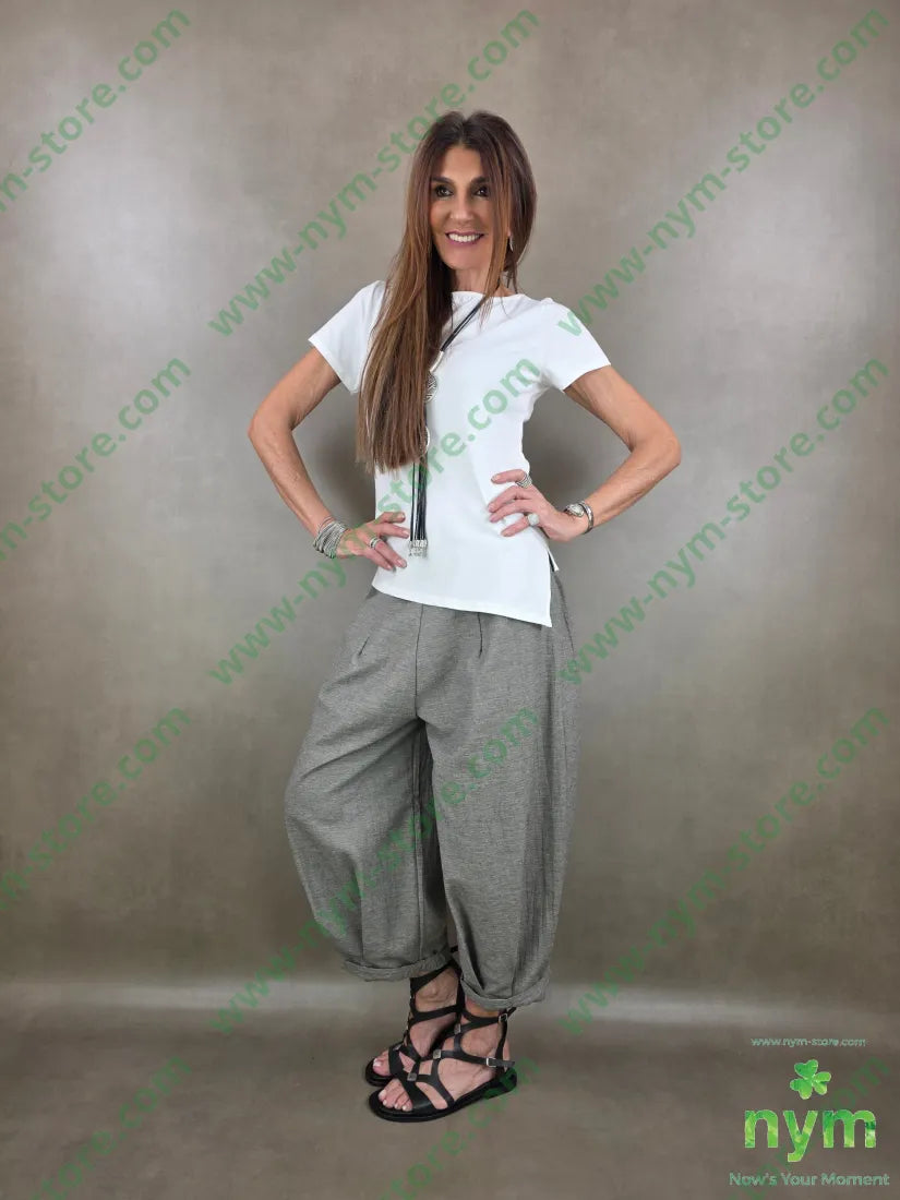 t shirt bielastico taglio inverso 94co6ea - TSHIRT