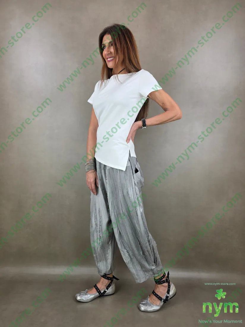 t shirt bielastico taglio inverso 94co6ea - TSHIRT