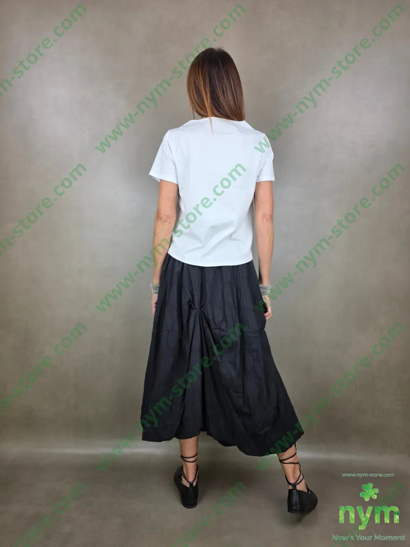 t shirt con collo in taglio vivo 95co5ea TSHIRT