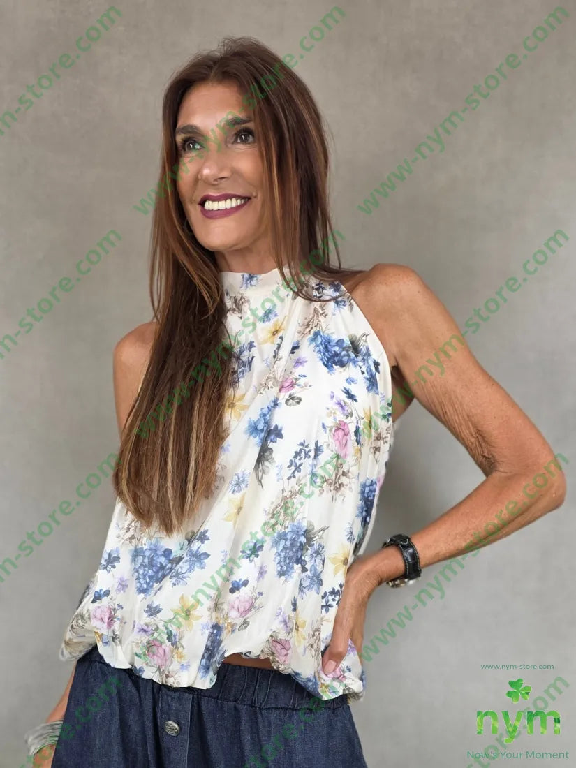 top fantasia palloncino 100tc - U / JEANS / PE26 - TOP
