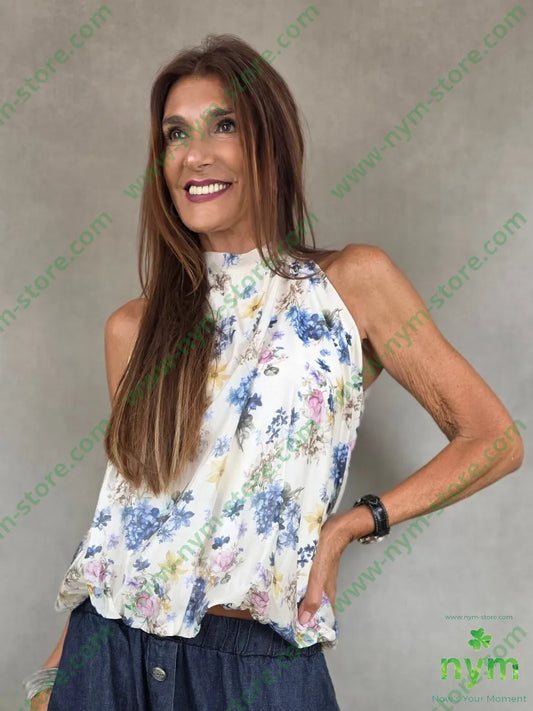 top fantasia palloncino 100tc - U / JEANS / PE26 - TOP