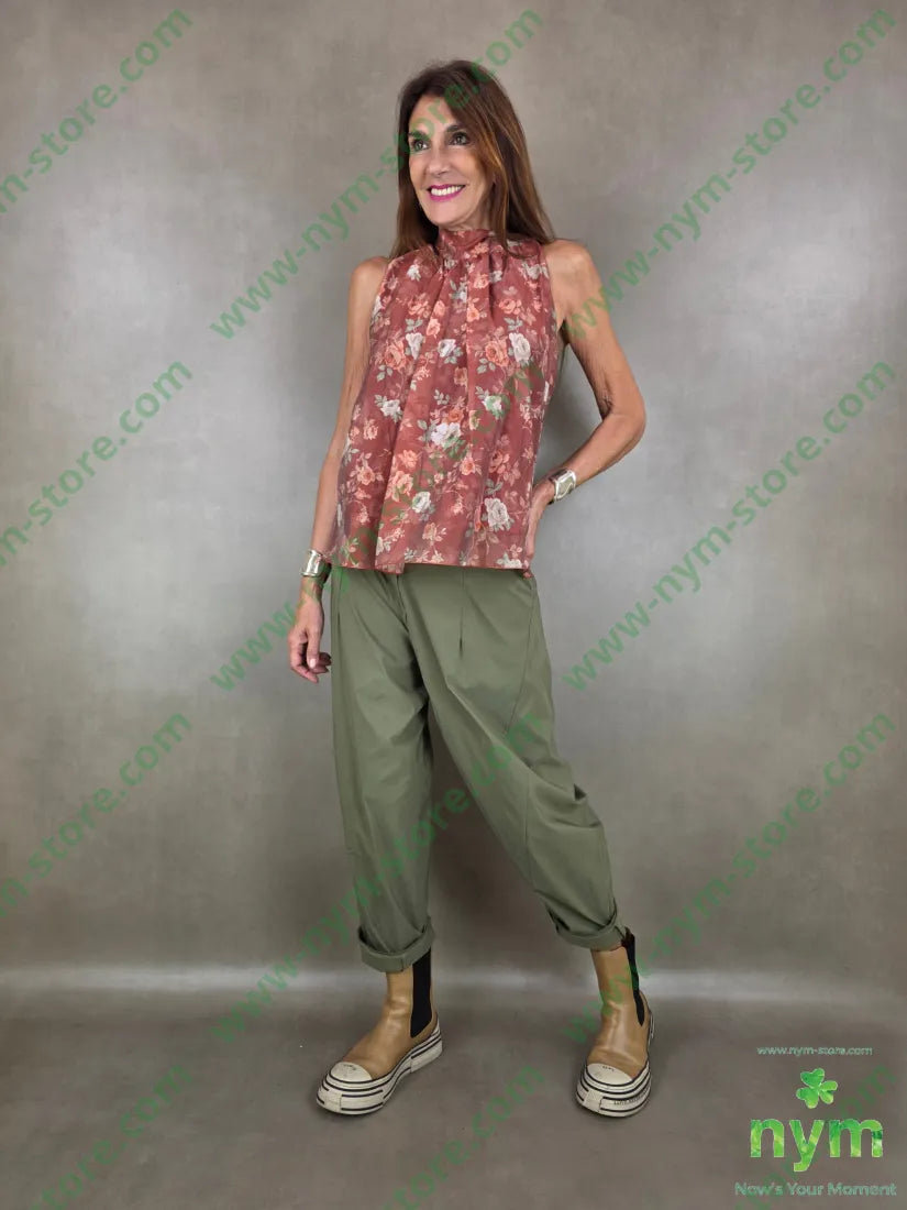 top fiore con fiocco 95vi5ea - TOP
