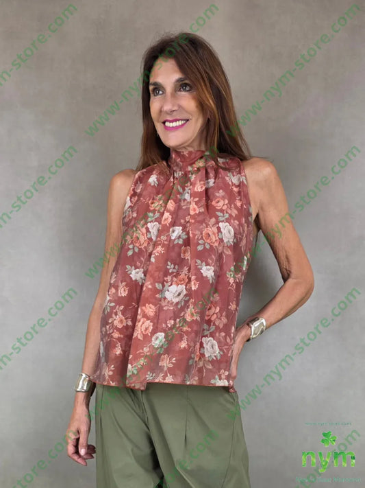 top fiore con fiocco 95vi5ea - U / RUGGINE / PE26 - TOP
