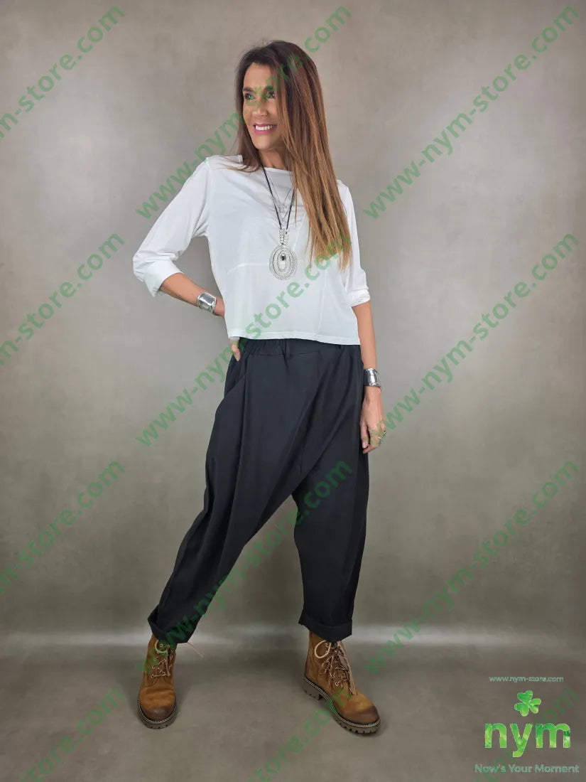 ts modal a scatola 50co50md U / PANNA / PE26 TSHIRT