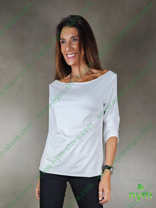 ts taglio vivo manica 34 95vi5ea U / BIANCO / AI25 TSHIRT