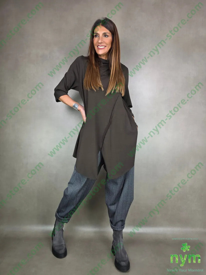 ts trapezio collo sormonto 95co5ea TSHIRT