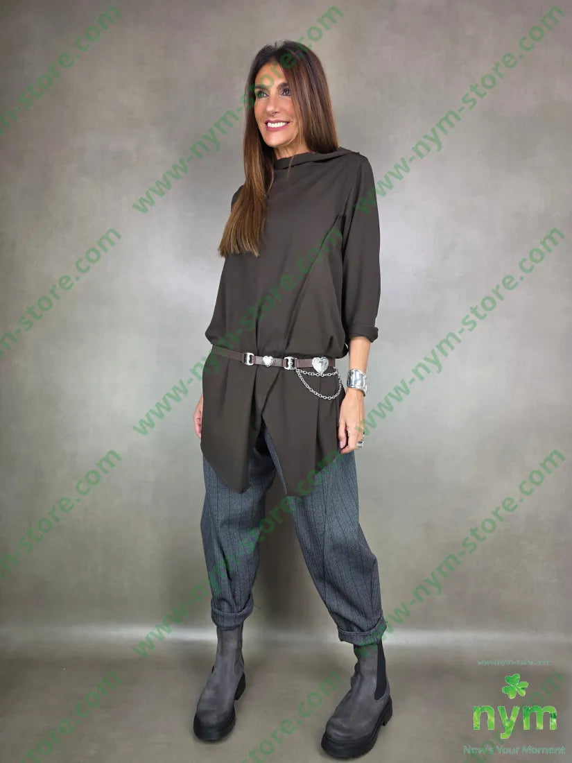 ts trapezio collo sormonto 95co5ea TSHIRT