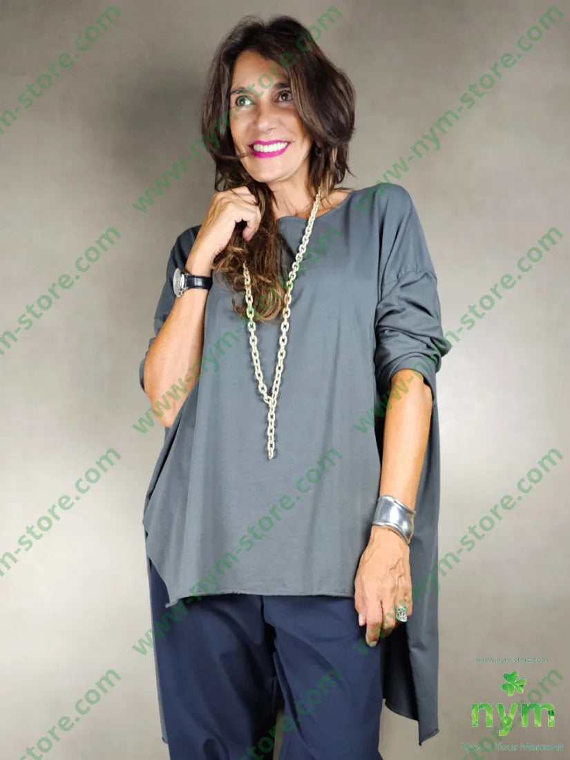 tsh superover ml 100co U / ANTRACITE / PE25 TSHIRT