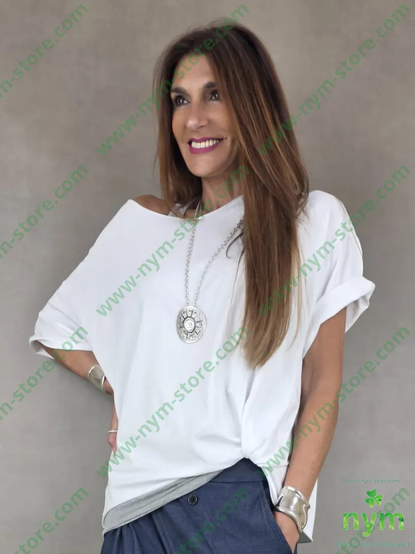 tshirt a scatoletta in taglio vivo 95co5ea - U / BIANCO / PE26 - TSHIRT