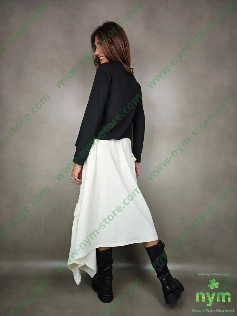 tshirt abbottonatura finta 100co TSHIRT