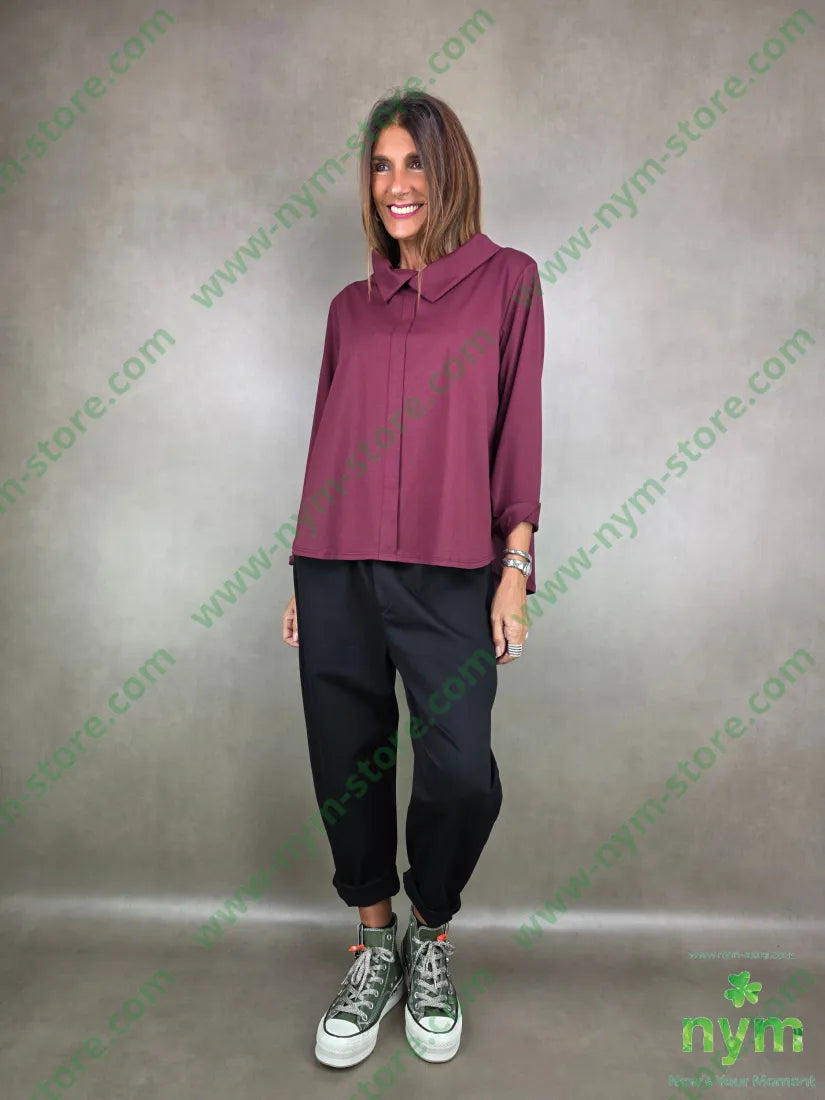 tshirt colletto manica lunga 95co5ea TSHIRT