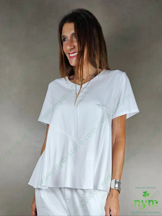 T-shirt E Canotte A Collo A V, Primavera/Estate 2025 - Foto 1