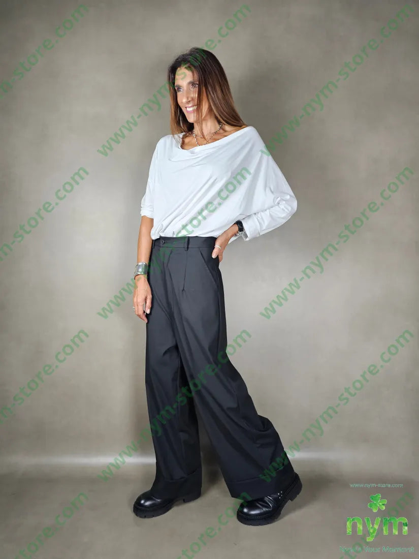 tshirt collo morbido manica lunga 100co TSHIRT