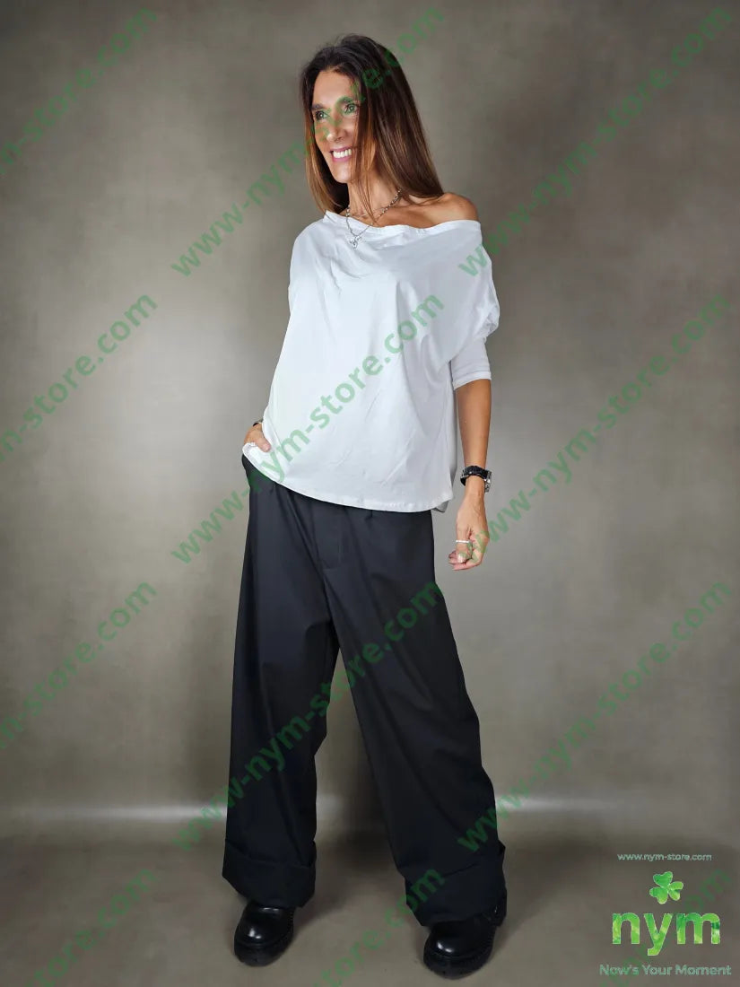 tshirt collo morbido manica lunga 100co TSHIRT