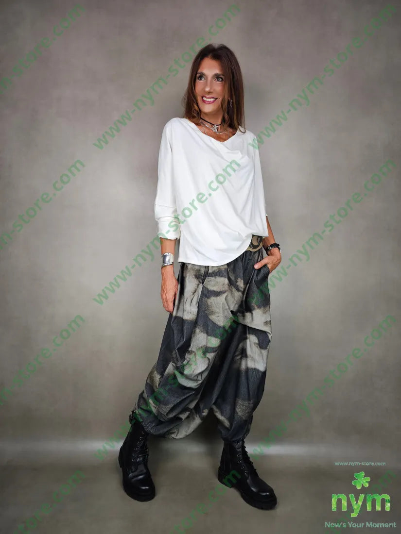 tshirt collo morbido manica lunga 100co TSHIRT