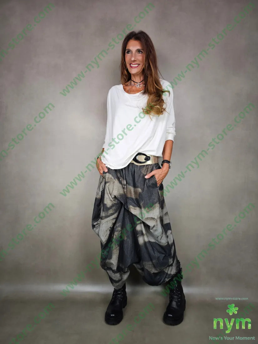 tshirt collo morbido manica lunga 100co TSHIRT