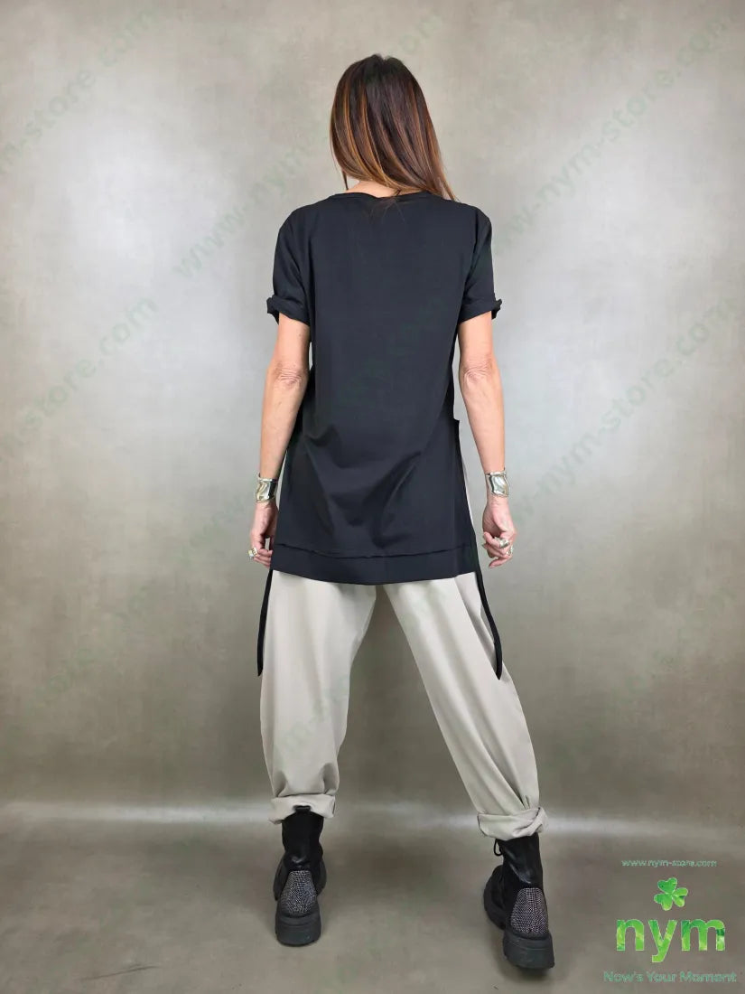 tshirt con pendenti bielastico 95co5ea TSHIRT