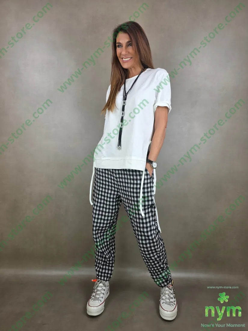 tshirt con pendenti bielastico 95co5ea TSHIRT