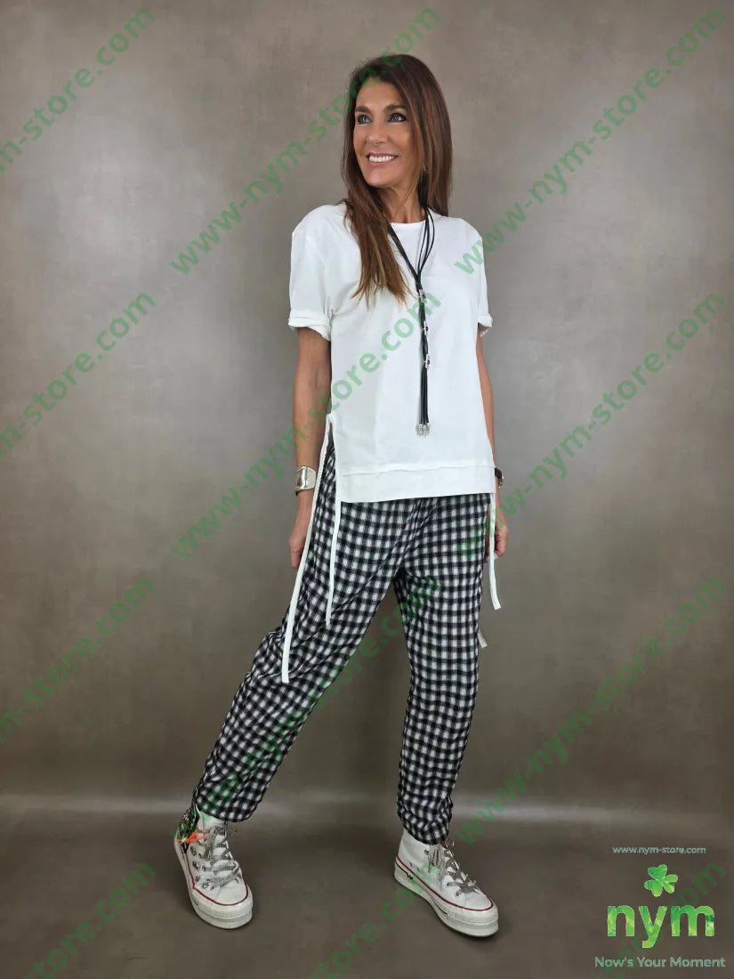 tshirt con pendenti bielastico 95co5ea TSHIRT