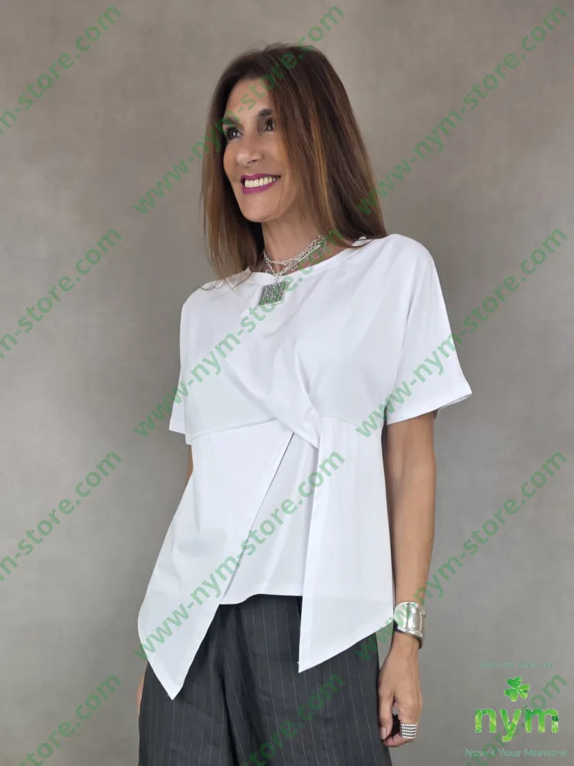 tshirt corta spacco chiuso 95co5ea - U / BIANCO / PE26 - TSHIRT