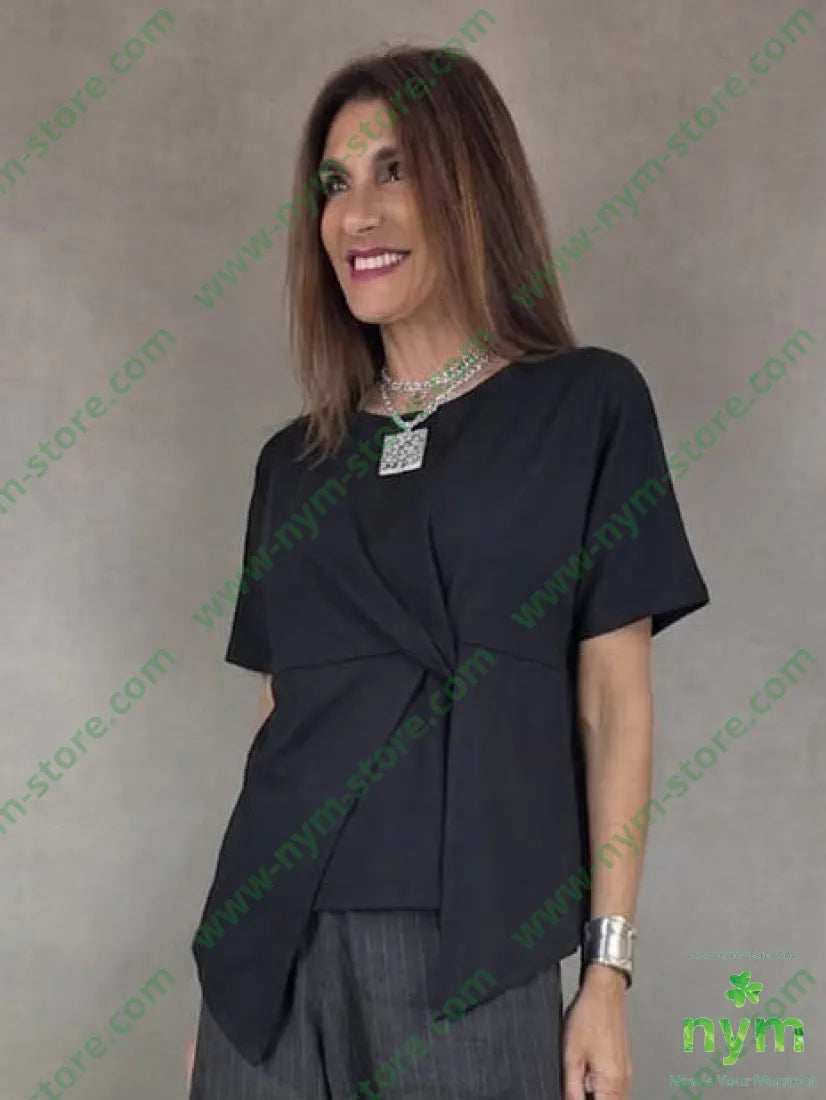 tshirt corta spacco chiuso 95co5ea - U / NERO / PE26 - TSHIRT