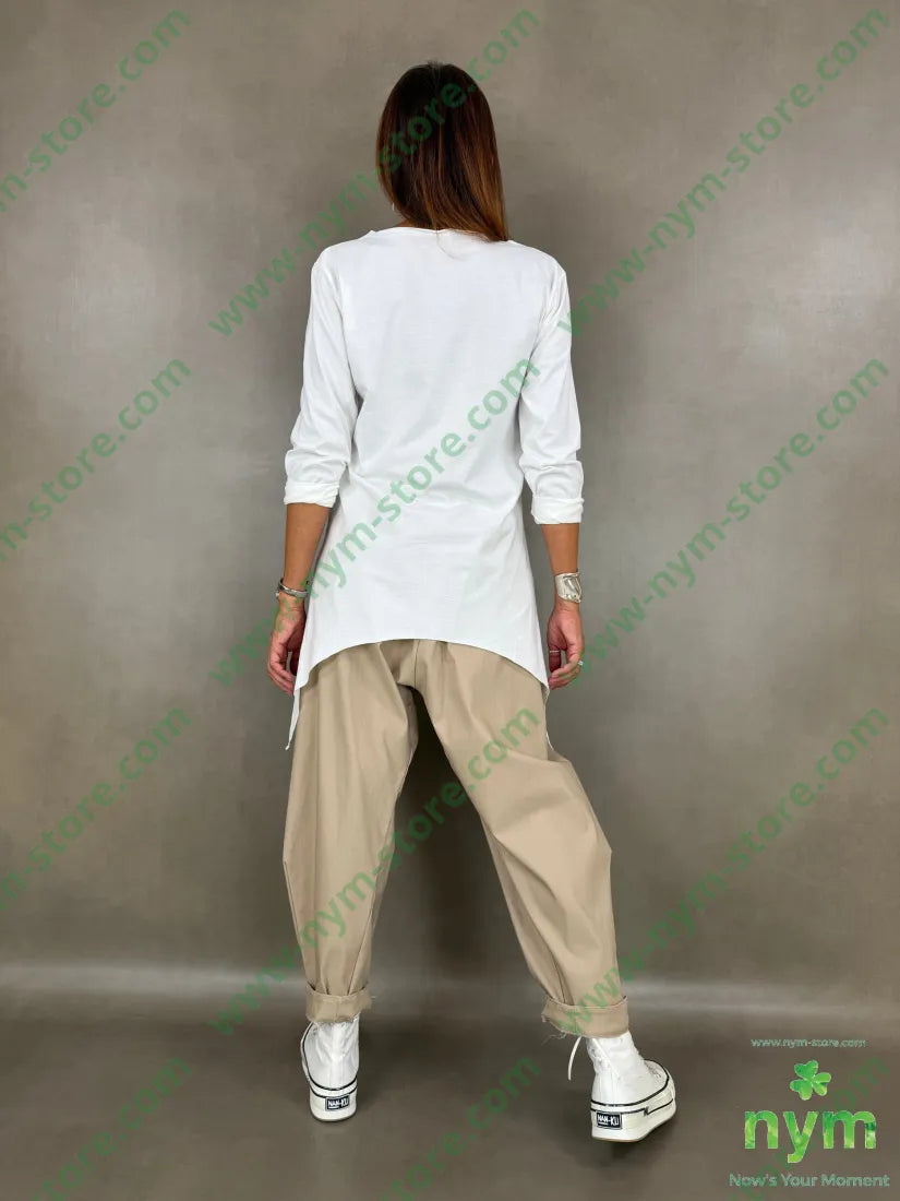 tshirt cotone sorriso fondo - TSHIRT