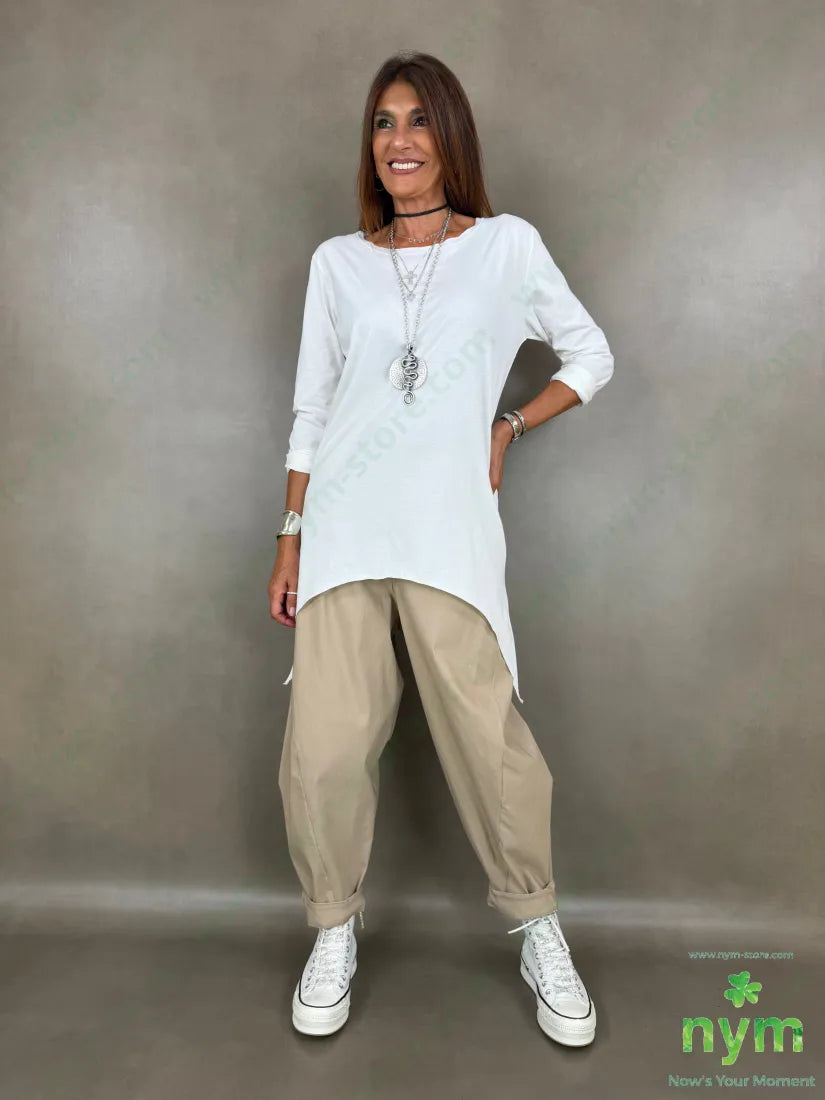 tshirt cotone sorriso fondo - TSHIRT