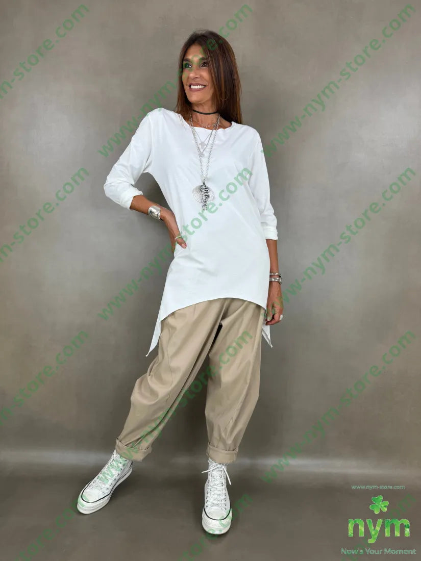tshirt cotone sorriso fondo - TSHIRT